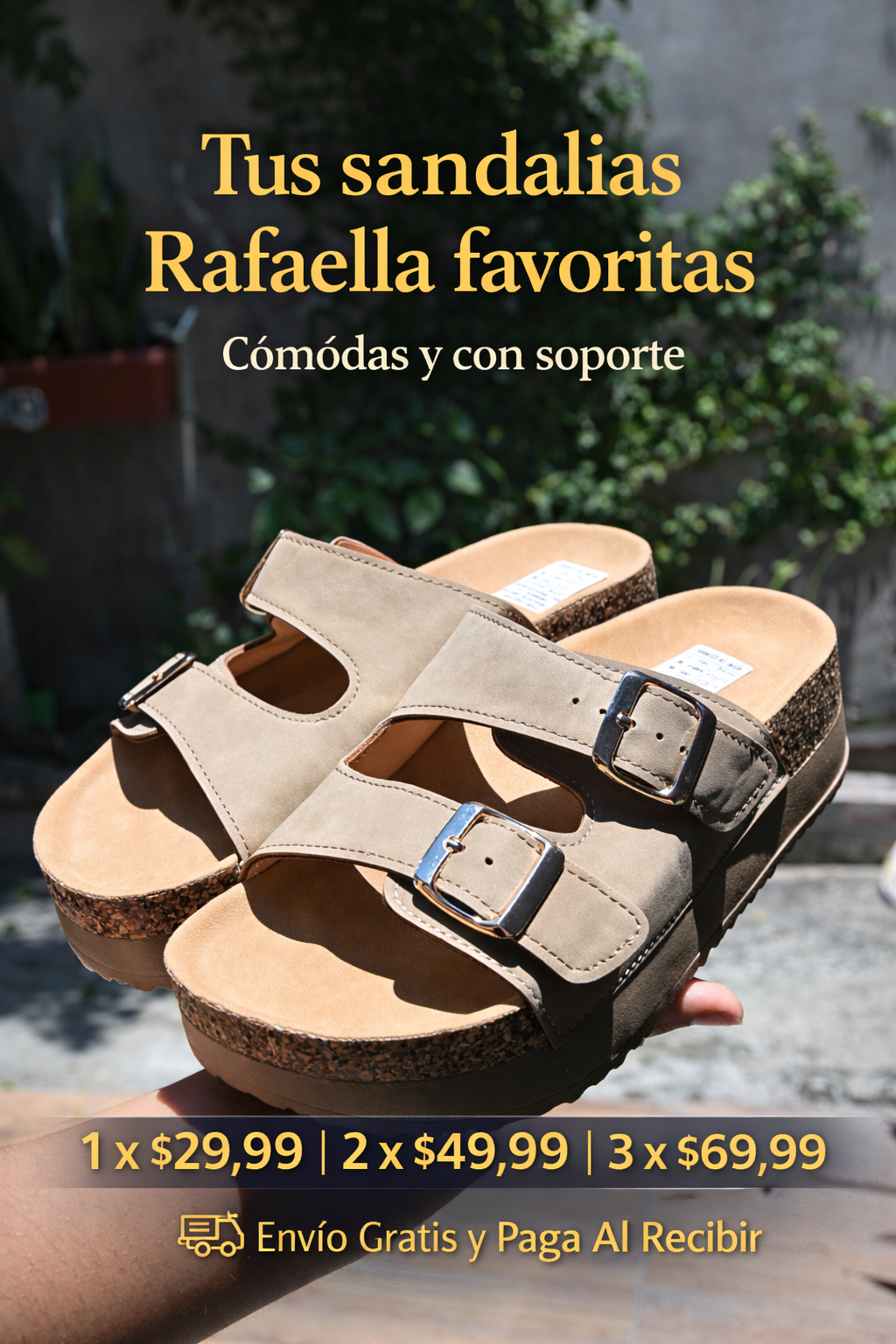 Tus nuevas sandalias Rafaela